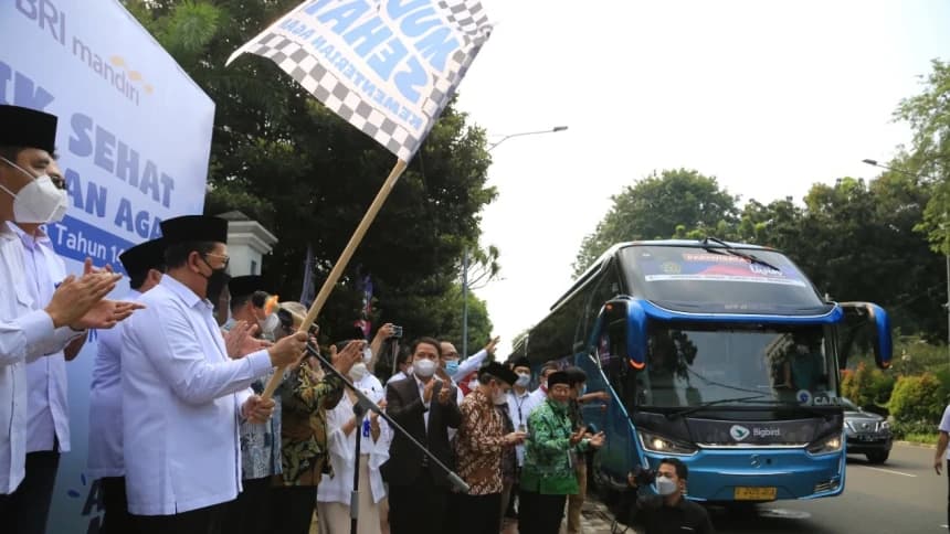 450 Peserta Mudik Gratis 2022 Dilepas oleh LTM PBNU-Kemenag