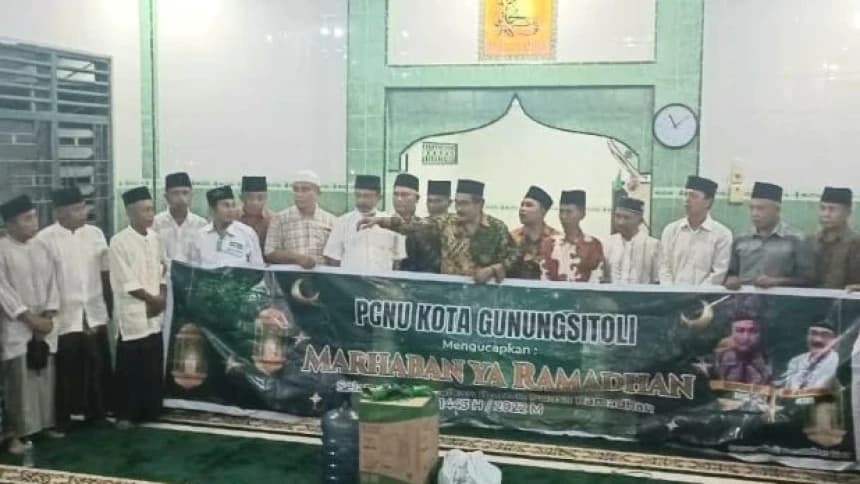 Muhibah Ramadhan NU Kota Gunungsitoli Kunjungi Surau Eratkan Silaturahim Nahdliyin