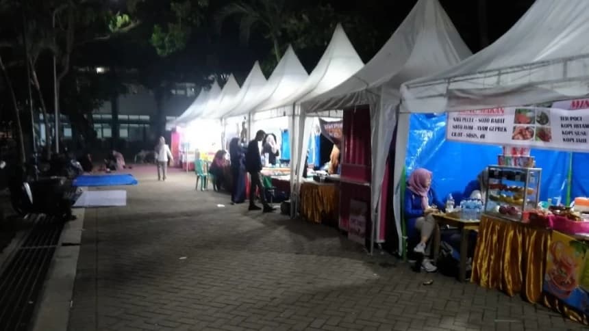 Pedagang Kecil Akui Laris Dagangannya Berkah Muspimnas PMII