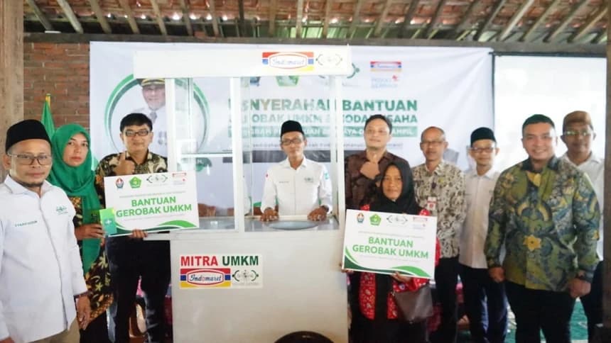 Dukung Produktivitas Pelaku UMKM, LAZISNU dan Indomaret Salurkan Bantuan Usaha