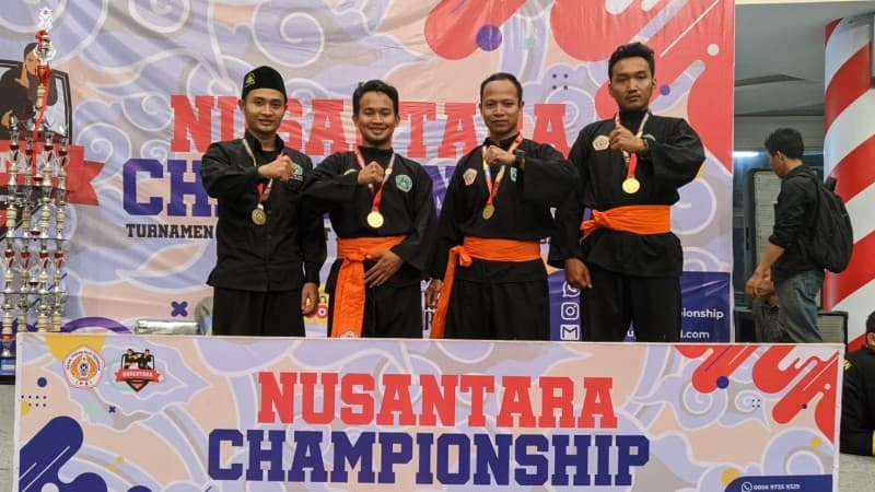 Pagar Nusa Jakpus Raih 18 Medali di Kejuaraan Nusantara Championship