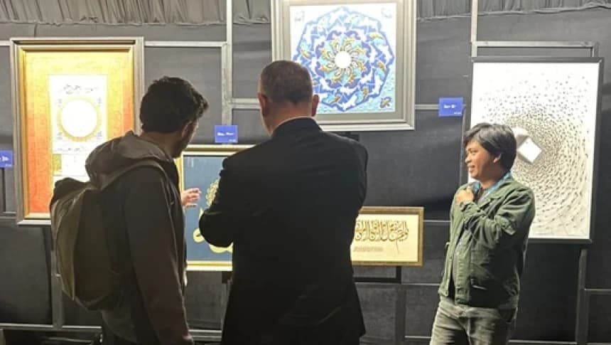 Ikuti Pameran Dunia, Rais Syuriah PCINU Turki Yakin Seni Bisa Jadi Media Diplomasi