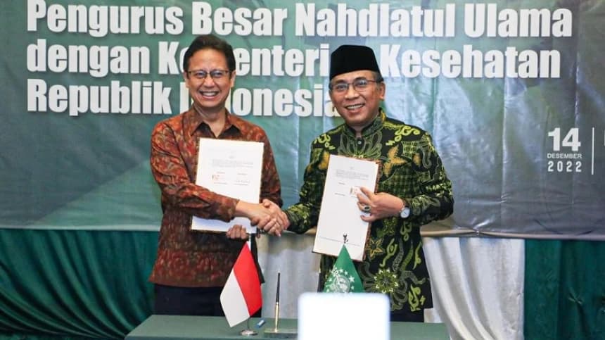 PBNU dan Kementerian Kesehatan Teken Kerja Sama Penanganan Stunting