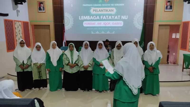 Fatayat NU Kebumen Lantik Empat Lembaga Pengembangan Talenta