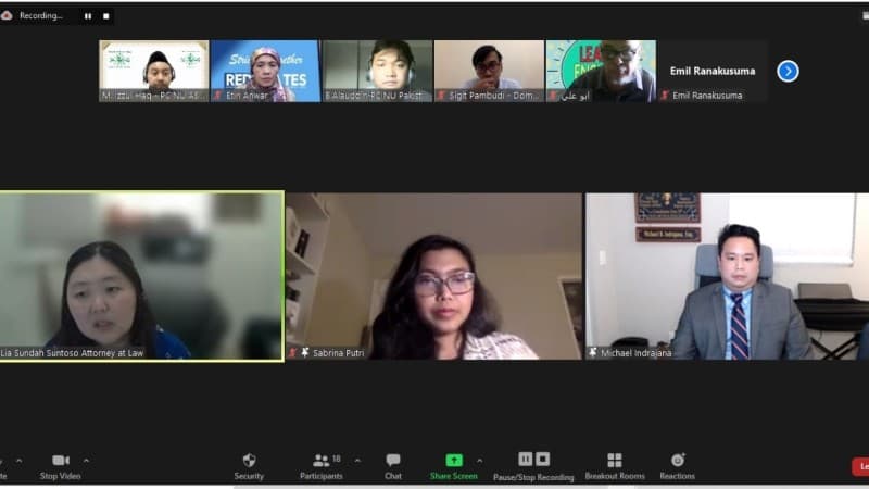 PCINU AS-Kanada dan PCINU Pakistan Dukung Humanitarian Parole untuk Pengungsi Afghanistan