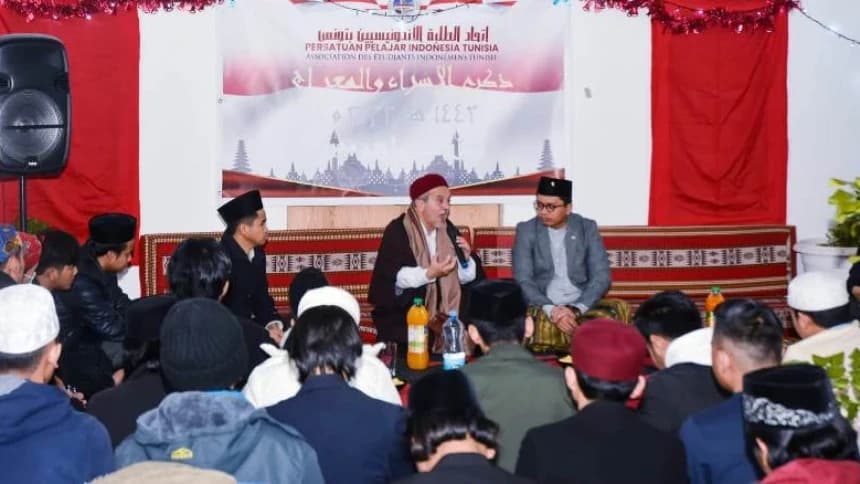 PCINU, PCIM, dan PPI di Tunisia Gelar Isra’ Mi’raj di Ma'kil Za'im