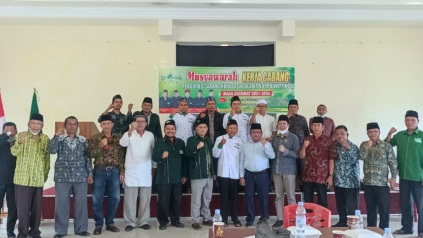 Usai Dilantik, PCNU Bukittinggi Gelar Muskercab Rumuskan Program Kerja