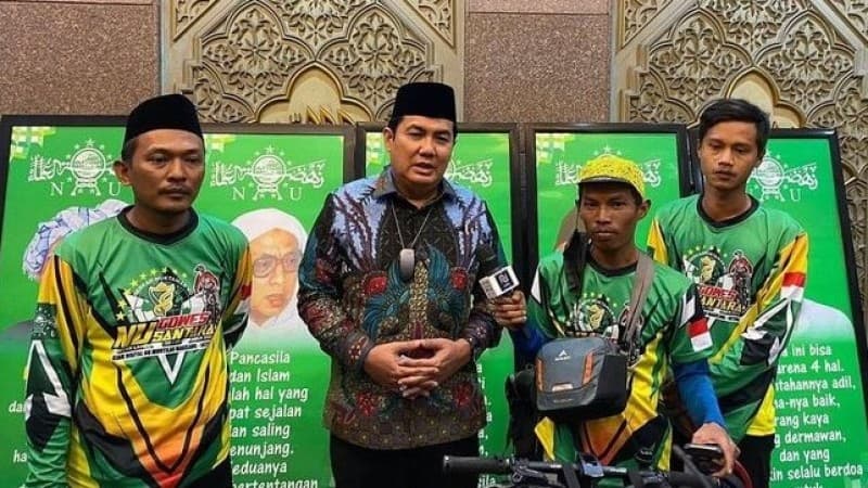 Tiba di PBNU, Tim Gowes Nusantara Siap Sambut Muktamar dengan Bahagia