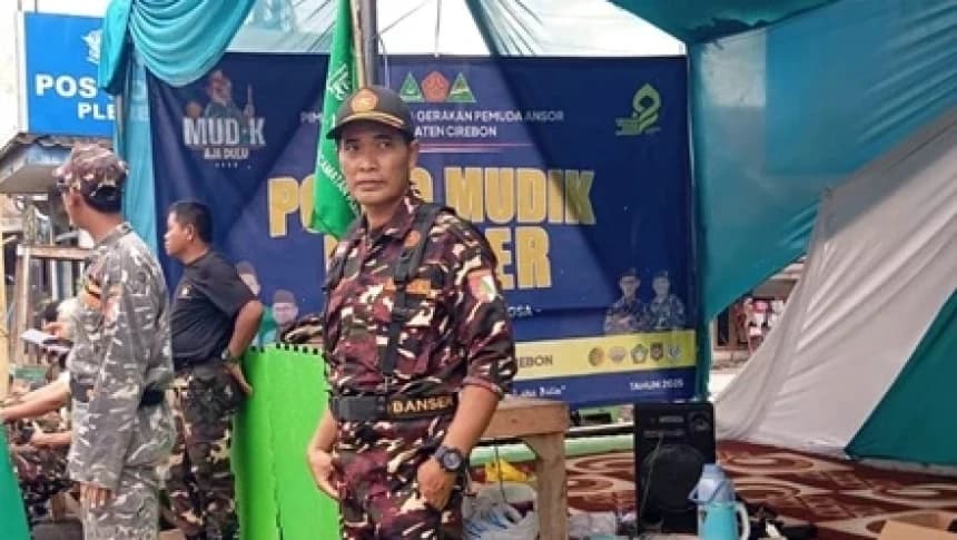 PAC GP Ansor di Kabupaten Cirebon Buka 6 Titik Posko Mudik di Jalur Pantura