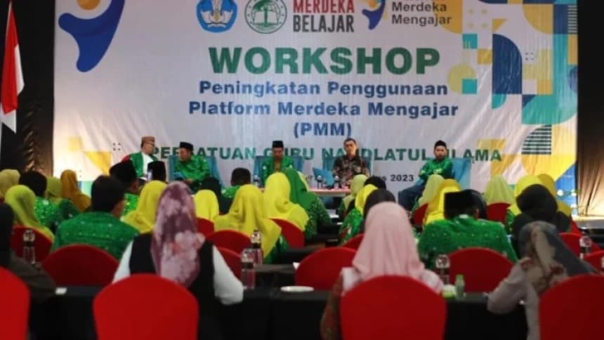 Pergunu Latih Guru NU Jateng Perdalam Penggunaan Platform Merdeka Mengajar