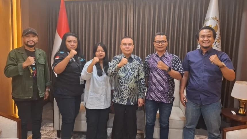 Bertemu Dasco, RBPI Sarbumusi Sampaikan Aspirasi Sopir Truk, Singgung Bendera One Piece