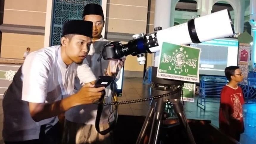 4 Lokasi Berhasil Lihat Hilal Awal Sya'ban 1443 H