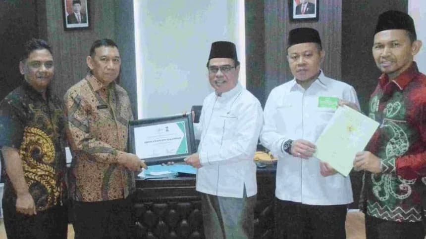Terima SHM, NU Kalsel Bakal Bangun Gedung Baru