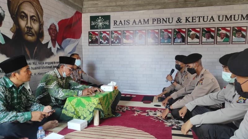 Siswa SPN Belajar Implementasi Nilai Kebangsaan ke PCNU Buleleng