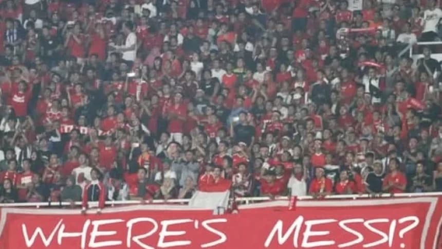 Meski Tanpa Messi, Suporter Timnas Tetap Antusias Saksikan Laga Indonesia vs Argentina
