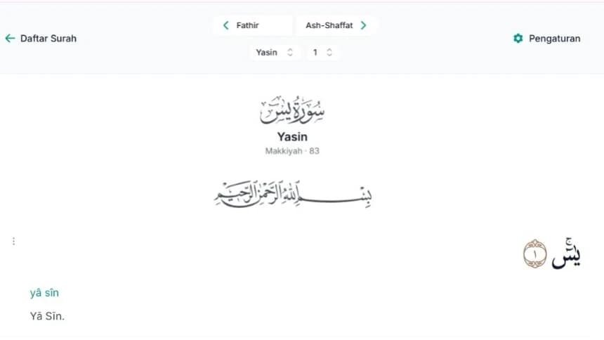 Baca Yasin Malam Jumat, Dikabulkan Segala Hajat