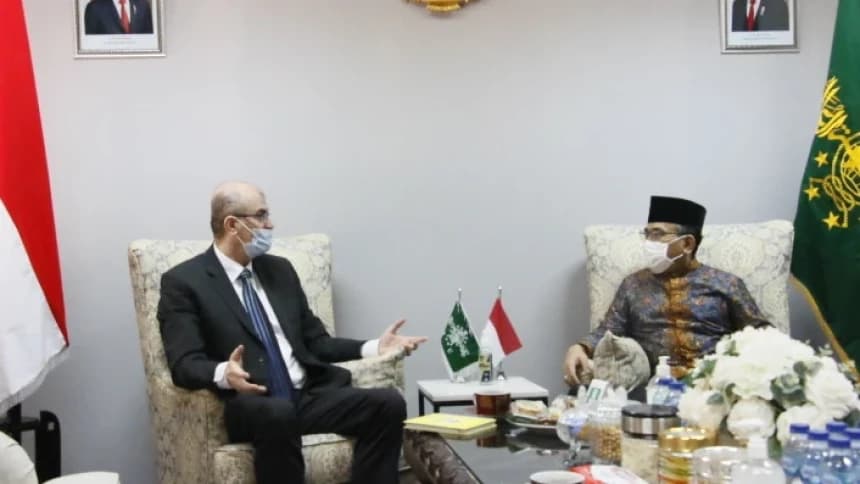 Berkunjung ke PBNU, Dubes Suriah: Wallahi, Islam Sebenarnya Ada di Indonesia