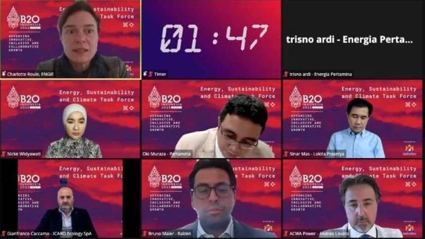Task Force Energy, Sustainability & Climate B20 Terus Bergerak Merancang Kebijakan yang Konstruktif