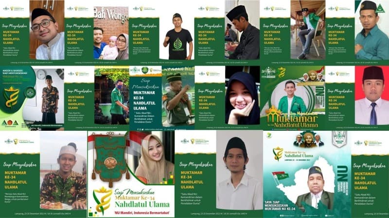 Meriah Twibbon Jelang Muktamar, Begini Cara Mendapatkannya