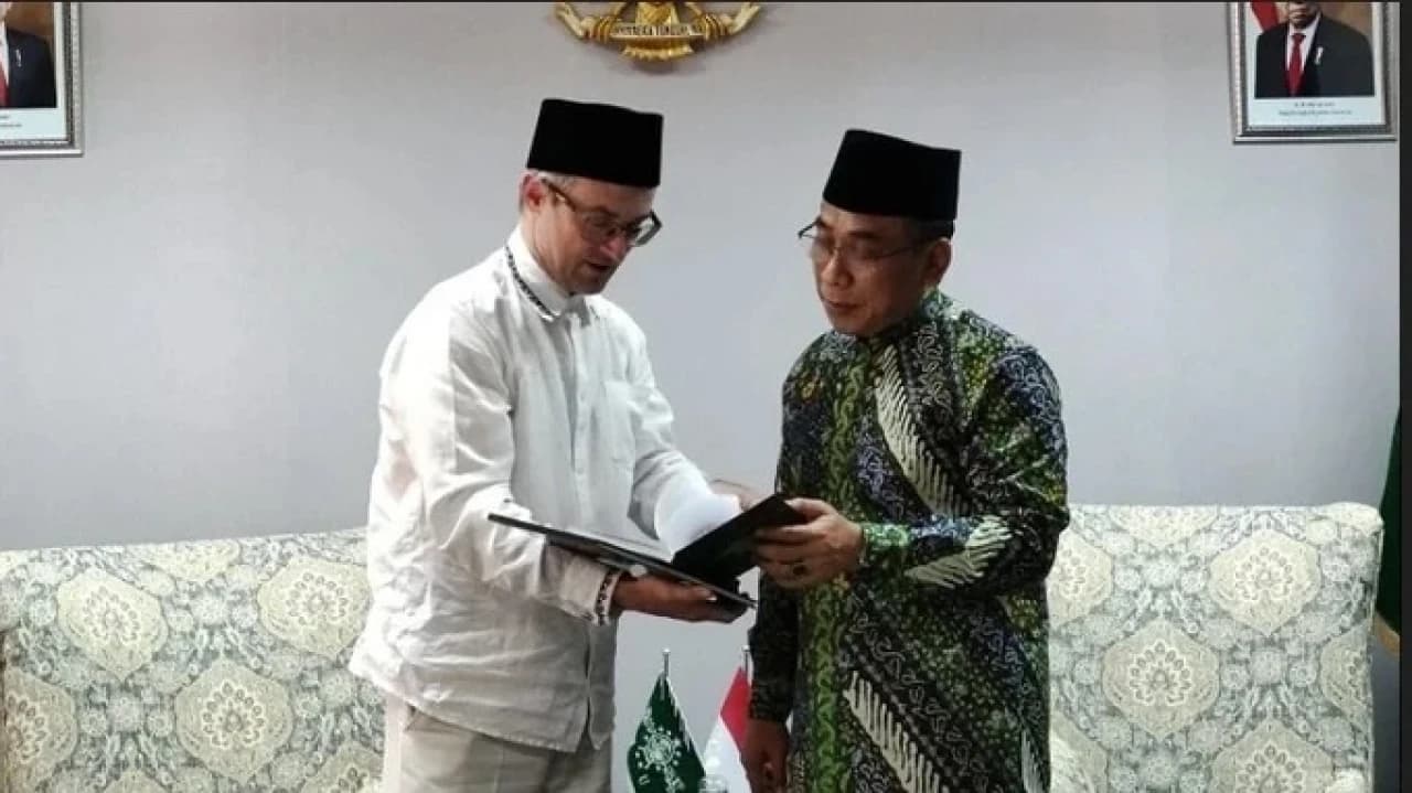 Ukrainian Ambassador Visits PBNU, General Chairman: Stop the War Immediately