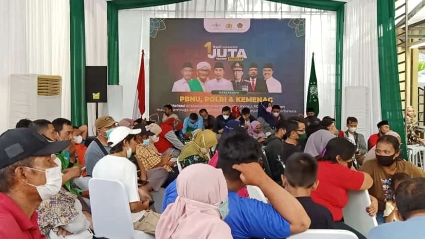 Sejuta Vaksin Booster Bukti Kepedulian PBNU pada Masyarakat