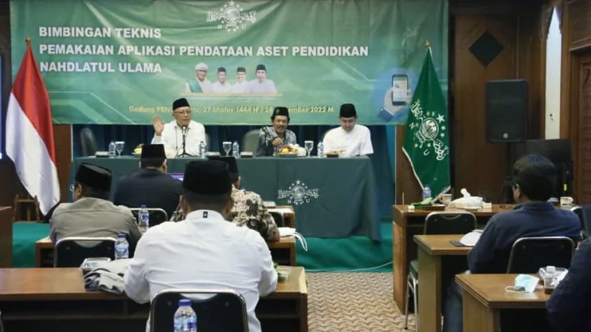 Lakukan Pendataan Aset Pendidikan, Tim dari PBNU Gelar Bimtek