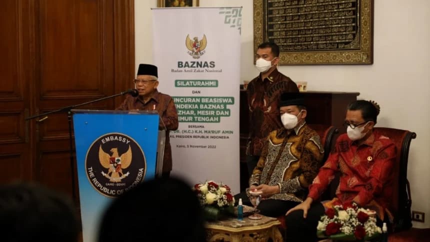 Pesan Wapres kepada Mahasiswa Indonesia di Mesir: Jaga Perdamaian Dunia