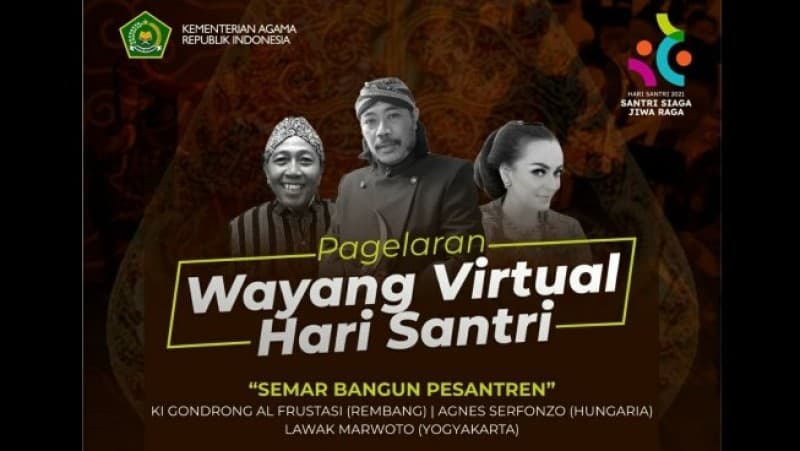 Hari Santri, Kemenag Sajikan Pagelaran Wayang Virtual Semar Bangun Pesantren
