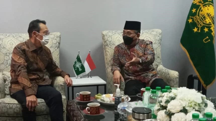 Dubes Jepang Kunjungi PBNU Bahas Jalan Keluar Perang Rusia-Ukraina