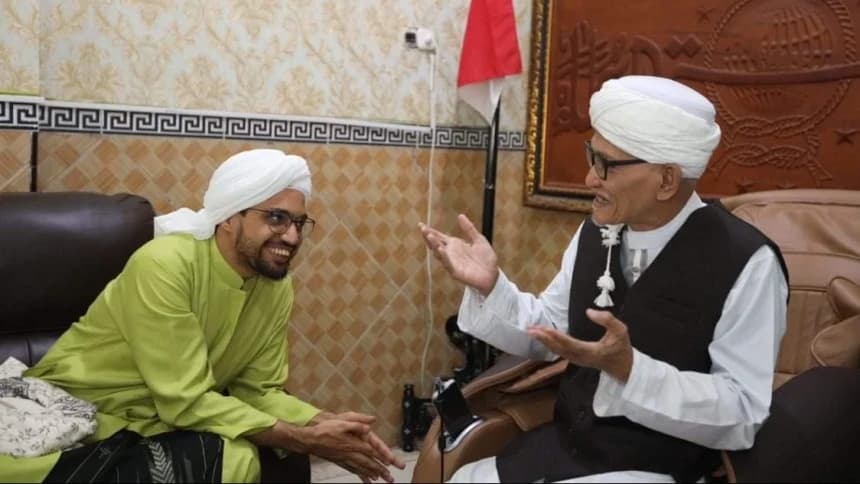 Kunjungi Rais ‘Aam, Putra Habib Umar bin Hafidz: Ayah Sangat Rindu NU