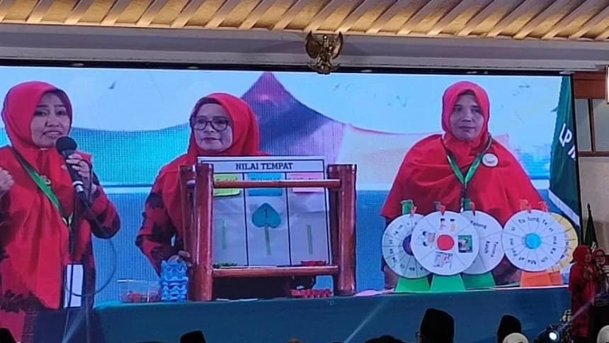 Tim POP LP Ma’arif NU Bantaeng Kenalkan Alat Peraga Numerasi ‘Panca-panca’