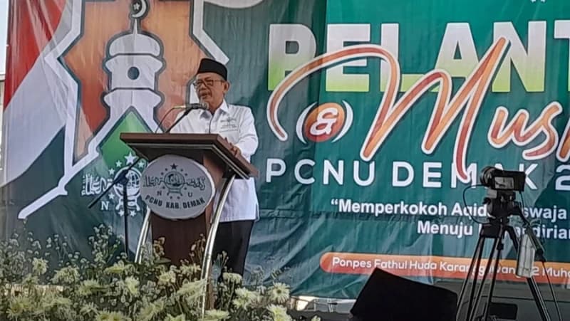 Wasekjen PBNU Lantik PCNU Demak, Ingatkan Pengurus agar Taat Aturan Organisasi