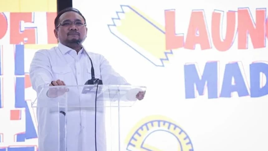 Rilis 'Madrasah Pandai Berhitung', Menag Targetkan 3 Juta Guru dan Siswa Ahli Matematika