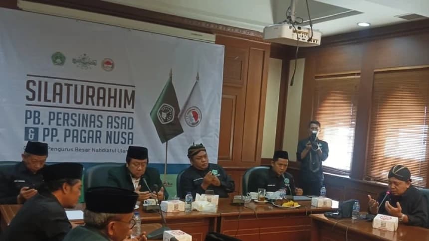 PSNU Pagar Nusa-Persinas ASAD Bersilaturahmi Gagasan dan Pengalaman di PBNU