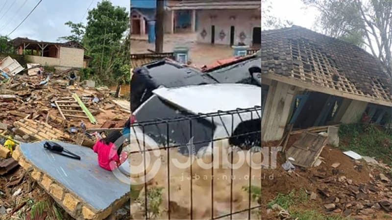 Dampak Bencana Sukabumi: 3.464 Orang Mengungsi, 10 Jiwa Meninggal, 2 Warga Hilang