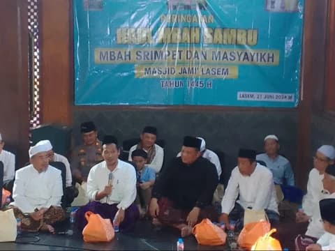 Tiap Tahun, Warga Peringati Haul Mbah Sambu sebagai Peletak Dasar Peradaban Islam di Lasem