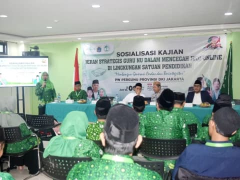 Pergunu Jakarta Kaji Peran Strategis Guru NU Cegah Judi Online di Satuan Pendidikan