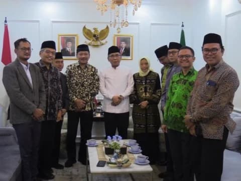 Gus Yahya Terima Kunjungan Baznas RI, Bahas Penambahan Kuota Beasiswa Santri 2025