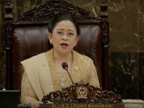 Pidato di Depan Jokowi, Puan Maharani: Pemilu 2024 Harus Jadi Kritik dan Otokritik