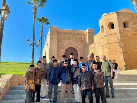 Peserta KTI Maroko Kunjungi Situs Casbah des Oudayas untuk Perluas Wawasan Sejarah Dunia Islam