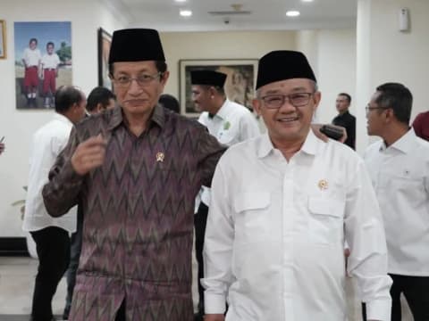 Menag Bertemu Mendikdasmen, Bahas Percepatan Pendidikan Profesi Guru