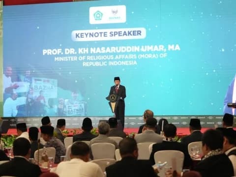 Menag Nasaruddin Umar Serukan Pentingnya Perjuangan Kolektif Bela Palestina