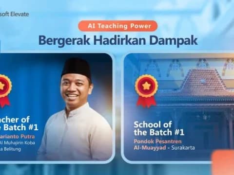 Kolaborasi Microsoft Elevate-NU Care Global Lahirkan Teacher of the Batch AI Teaching Power
