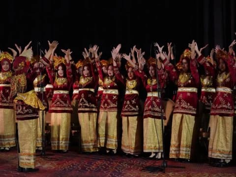 Paduan Suara Yayasan Pendidikan Almaarif Singosari Malang Meriahkan Kongres Pendidikan NU 2025