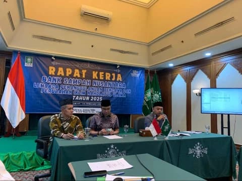 Bank Sampah Nusantara LPBINU Gelar Raker Bahas Strategi Pengelolaan Sampah Berkelanjutan