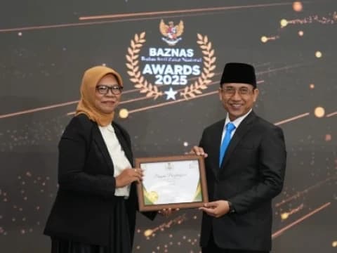 NU Care-LAZISNU Terima Anugerah LAZ Nasional Pengumpulan Terbaik versi Baznas