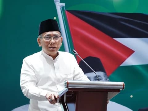Gus Yahya Ajak Rakyat Indonesia Perjuangkan Kemerdekaan Palestina dengan Berbagai Cara