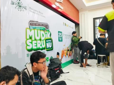Mudik Bareng NU Bantu Perantau Rayakan Lebaran Bersama Keluarga