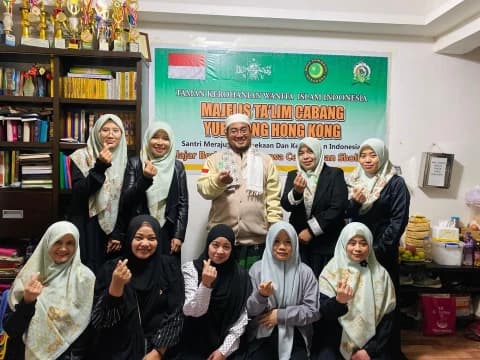 Meski Sibuk Bekerja, Warga Indonesia di Hong Kong Dirikan Grup Rebana Al-Hayya