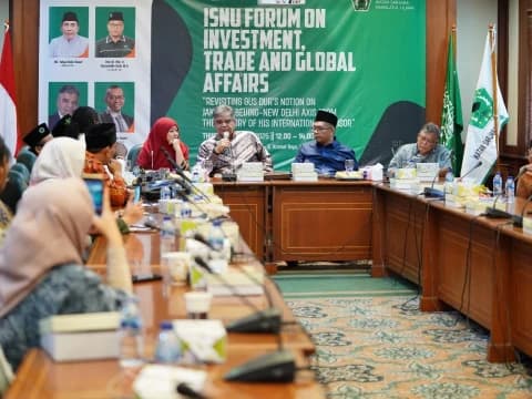 PP ISNU Tawarkan Gagasan Gus Dur dalam Forum Investasi dan Perdagangan